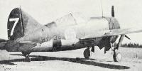 Leutnant Pokela's plane, BW-381, Fighter Squadron 24, second flight, at Tiiksjärvellä year 1942. Photo source: Suomen Ilmavoimien Historia 11: Hävittäjä-ssät (Apali Oy).